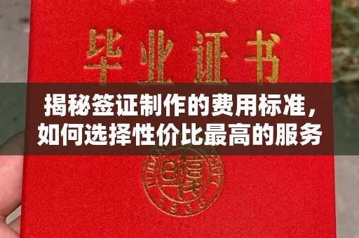 永吉揭秘签证制作的费用标准，如何选择性价比最高的服务？